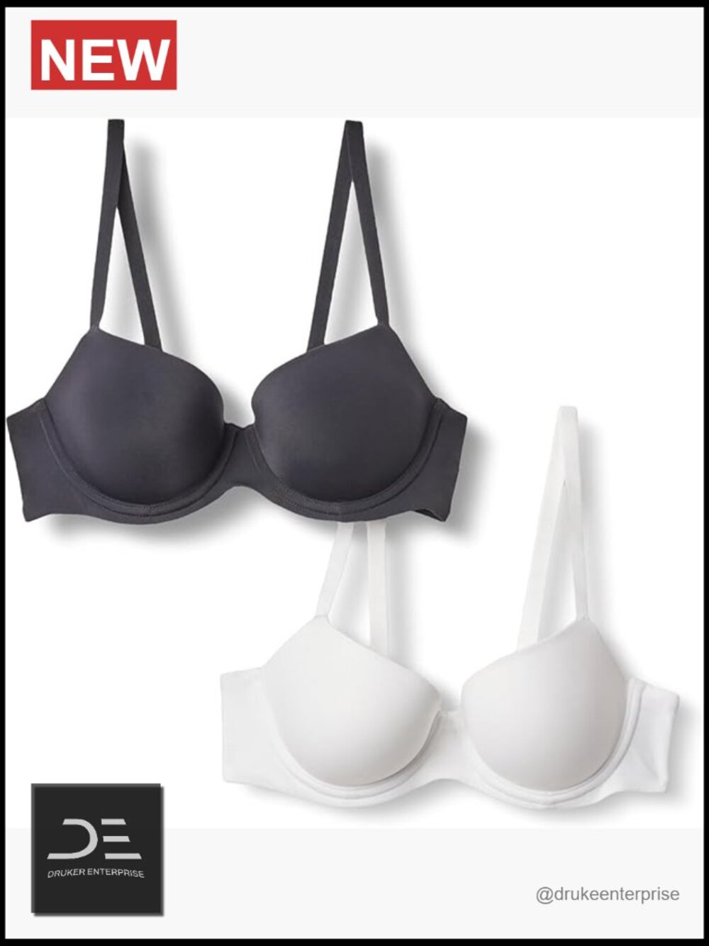 Lined Wired Balconette Bra Microfiber Medium Coverage